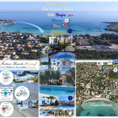Pool Seaside Relais - Ville Ninfea, Marea, Rosa E Cassiopea Fontane Bianche Bagian luar foto
