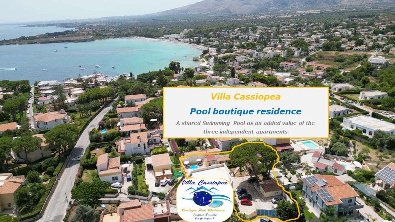 Pool Seaside Relais - Ville Ninfea, Marea, Rosa E Cassiopea Fontane Bianche Bagian luar foto