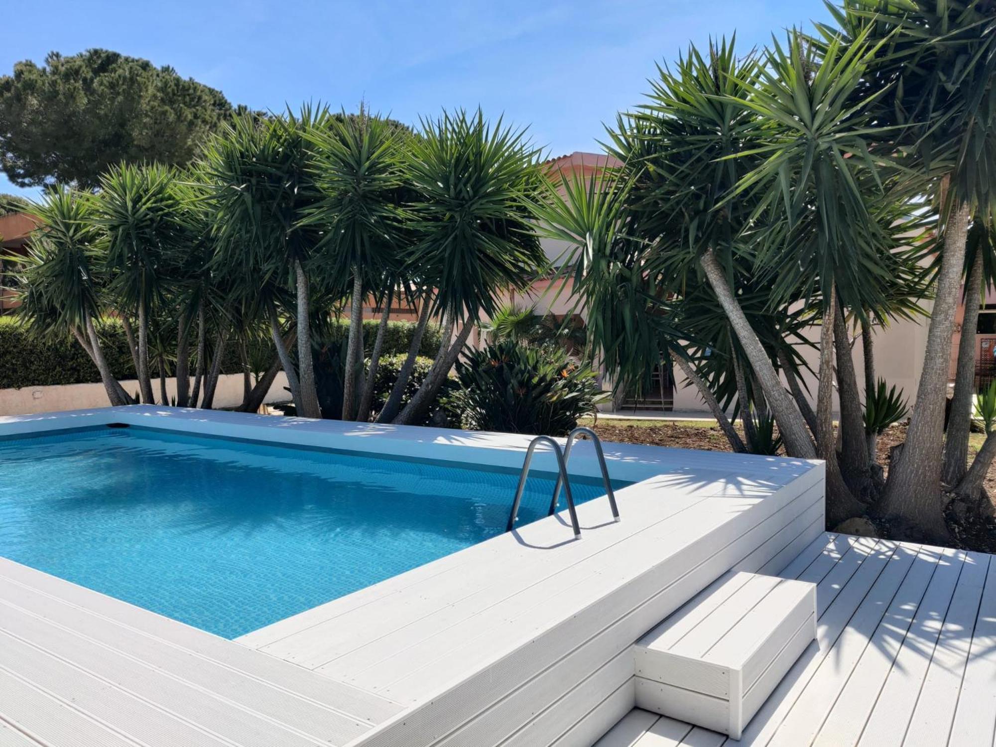 Pool Seaside Relais - Ville Ninfea, Marea, Rosa E Cassiopea Fontane Bianche Bagian luar foto