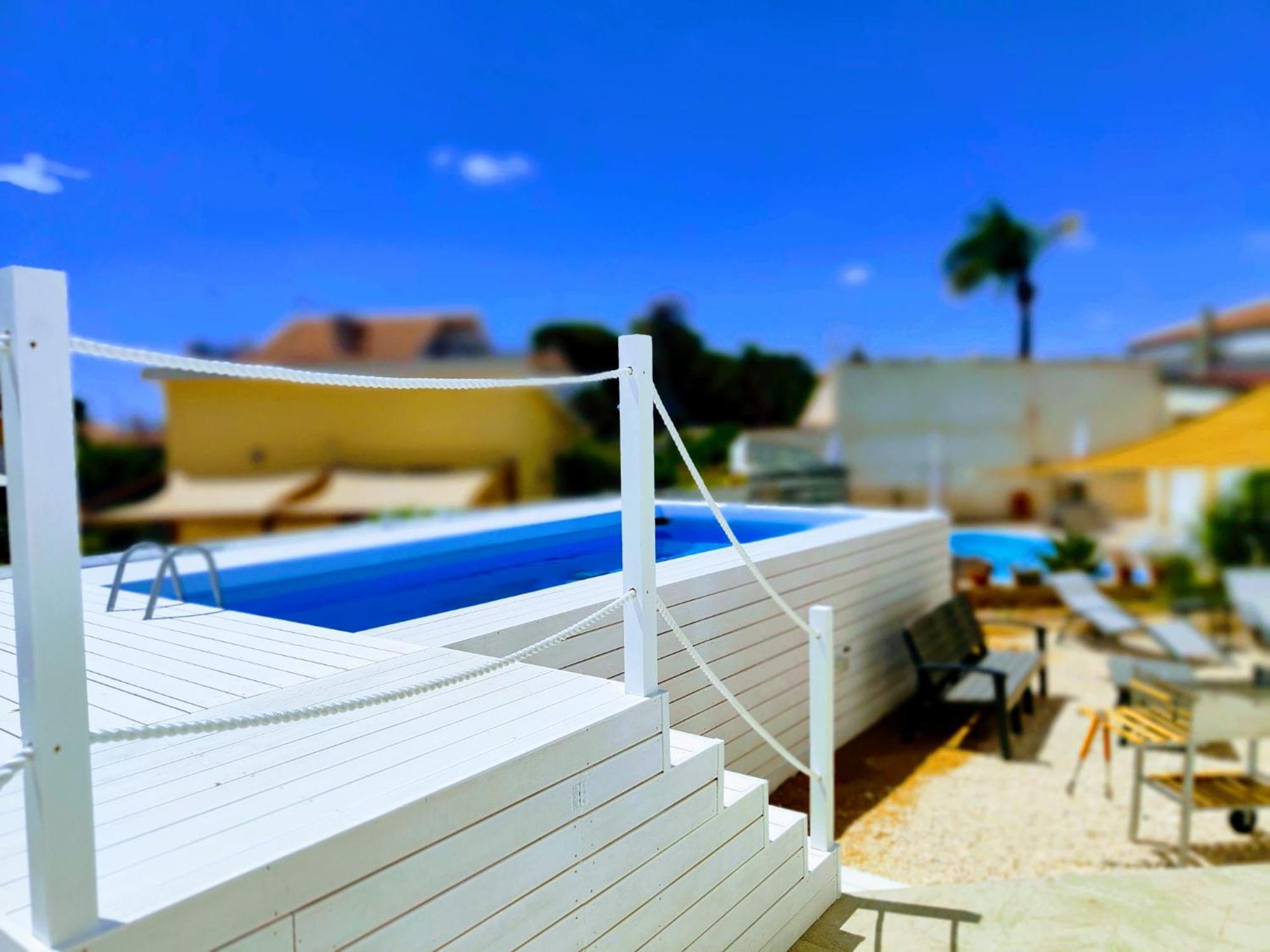 Pool Seaside Relais - Ville Ninfea, Marea, Rosa E Cassiopea Fontane Bianche Bagian luar foto