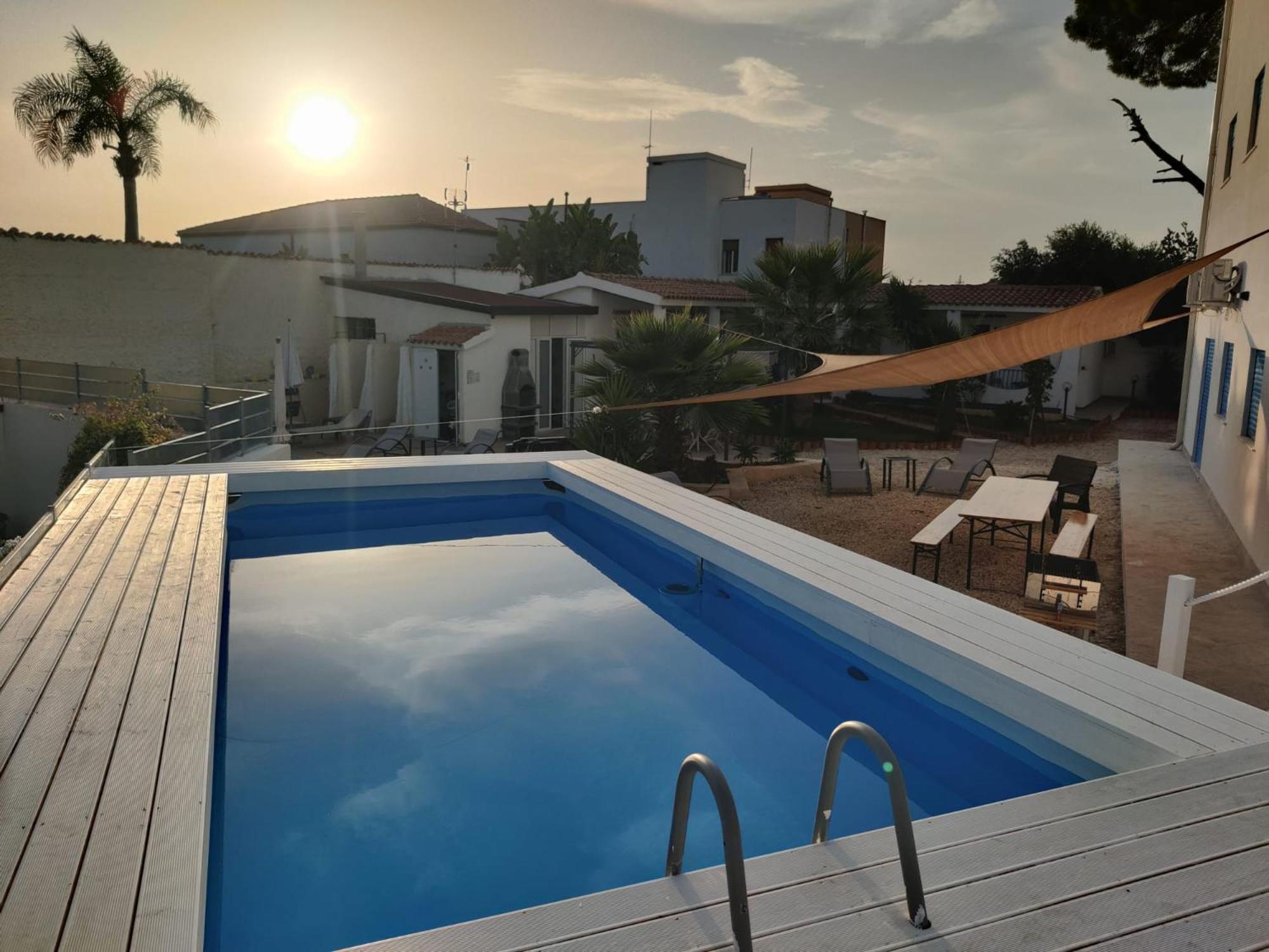 Pool Seaside Relais - Ville Ninfea, Marea, Rosa E Cassiopea Fontane Bianche Bagian luar foto