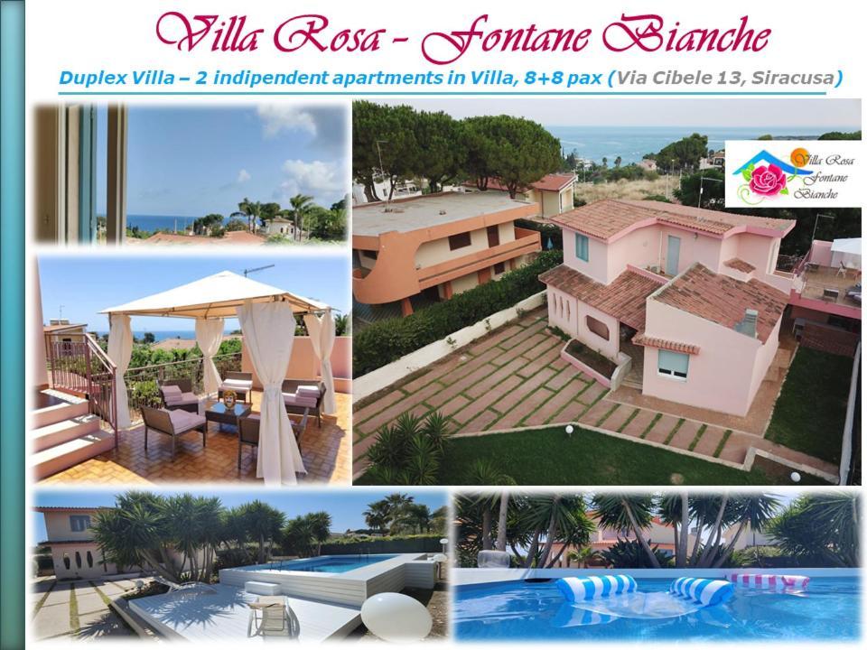 Pool Seaside Relais - Ville Ninfea, Marea, Rosa E Cassiopea Fontane Bianche Bagian luar foto